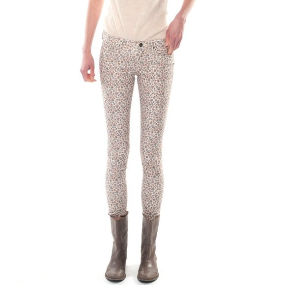 NWT TWENTY8TWELVE by Sienna Miller Beige Allover Printed Skinny Pants Sz 27 $295 - Picture 1 of 11